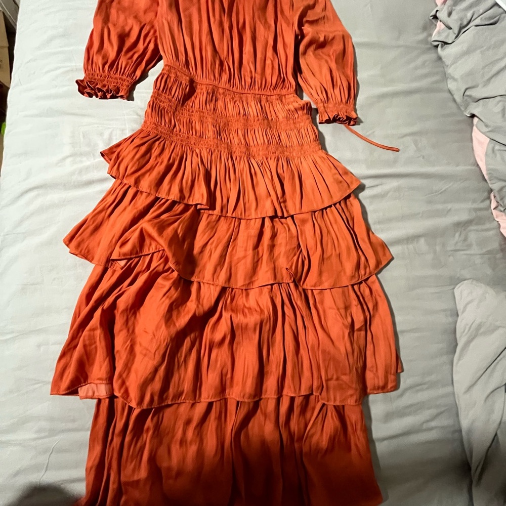 Maje Ruffle  Dress - Picture 6 of 7